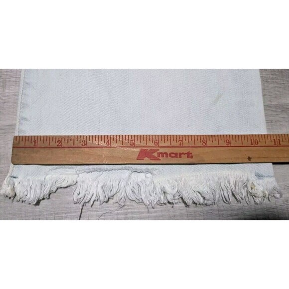 American Eagle Jeans Women Wide Leg Crop Beautiful Bleach Out Size 16 Short - Picture 12 of 12